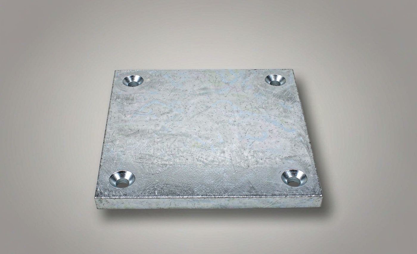 Thickened L-shape adjustable angle bracket with slotted holes for on-site adjustment